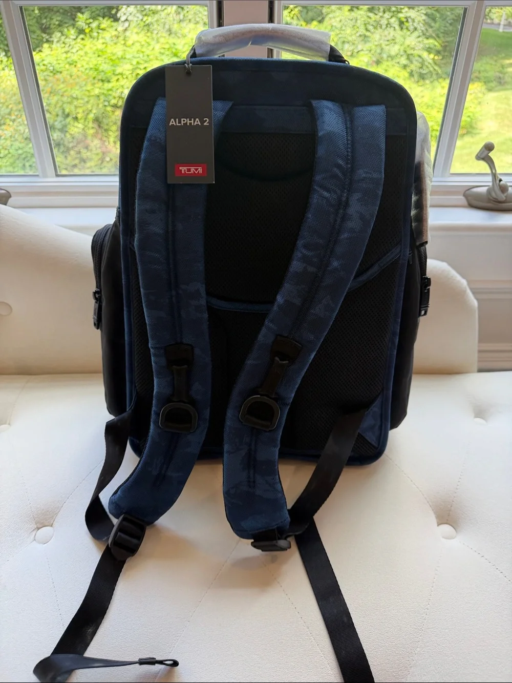 Tumi Navy & Black Los Angeles Dodgers Logo Backpack - Alpha 2